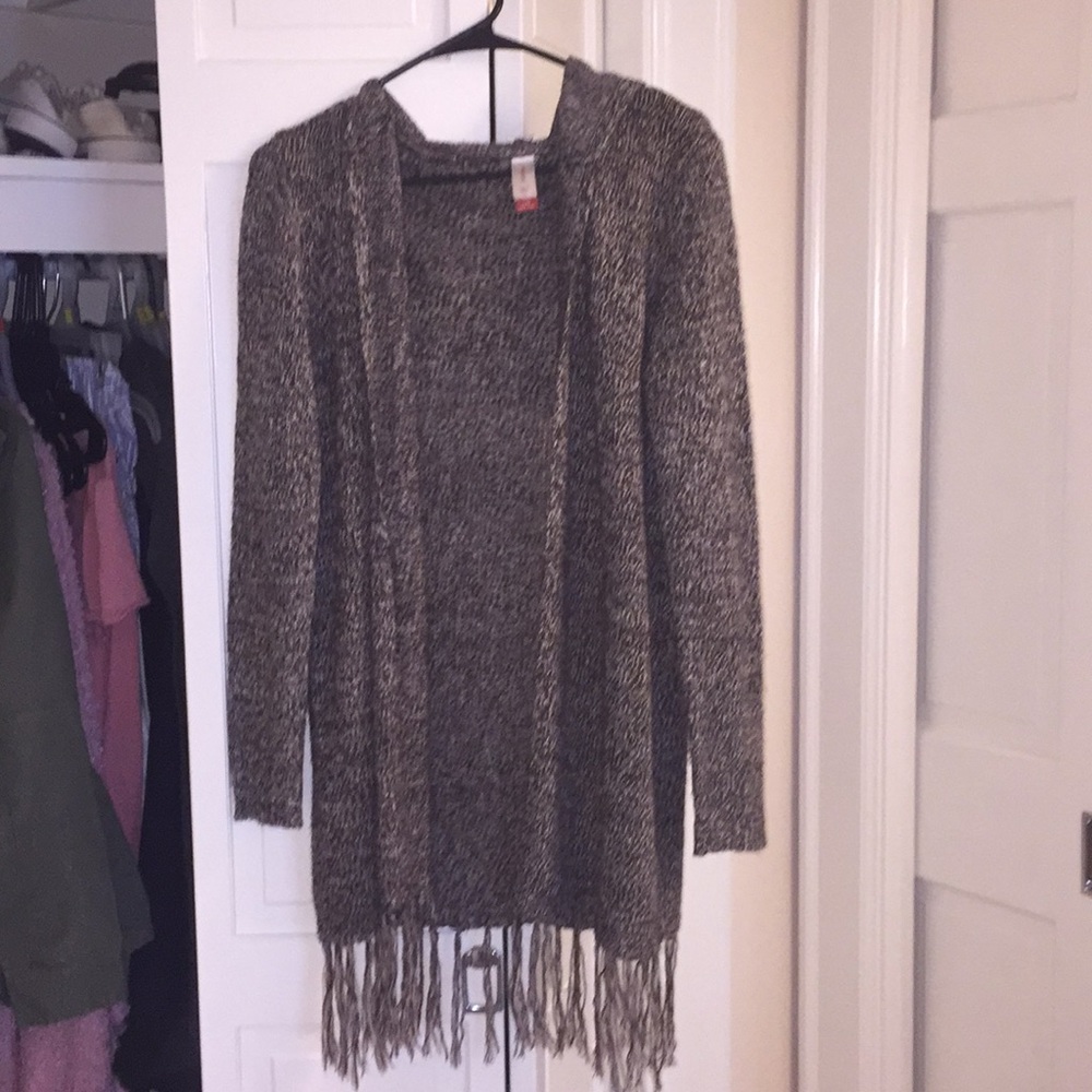 No Boundaries Sweater with tassels